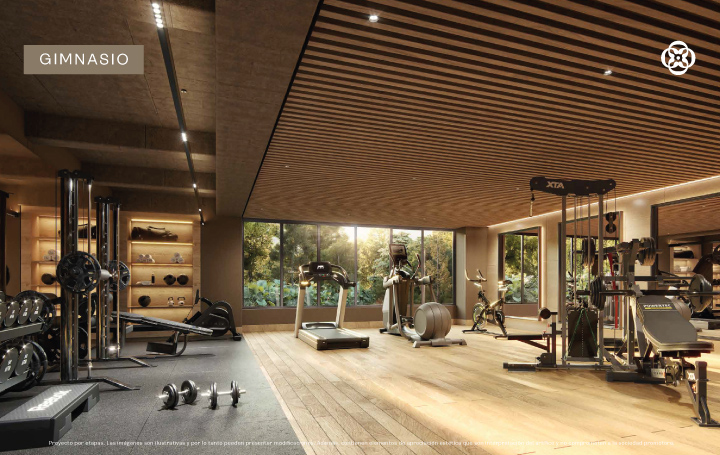 Apartamentos Parc Avignon Render Gimasio