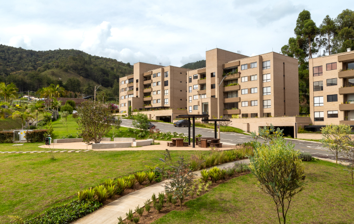 Plazoleta central de Hacienda la Argentina