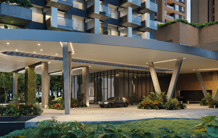 M Living Airbnb Suites car lobby