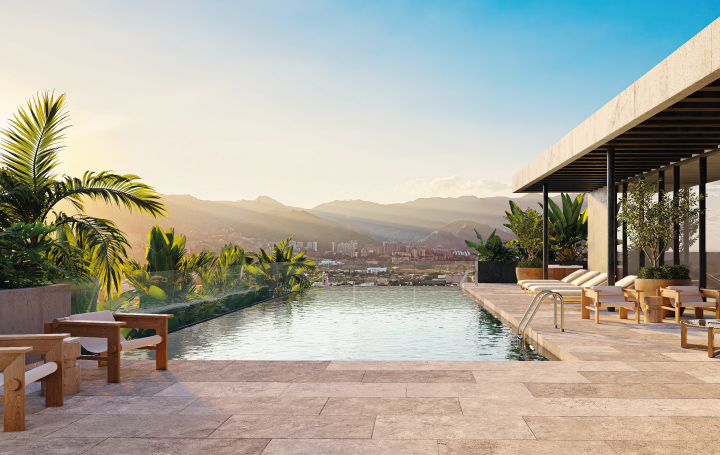 M Living Airbnb Suites rentas cortas piscina