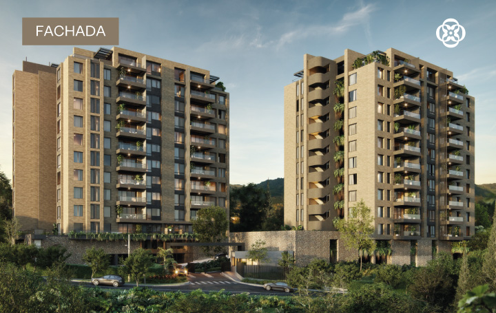 Apartamentos Parc Avignon Render FACHADA