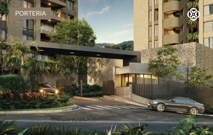 Apartamentos Parc Avignon Render_PORTERIA