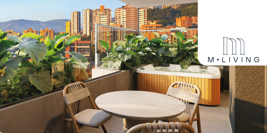 Suites en El Poblado_M living