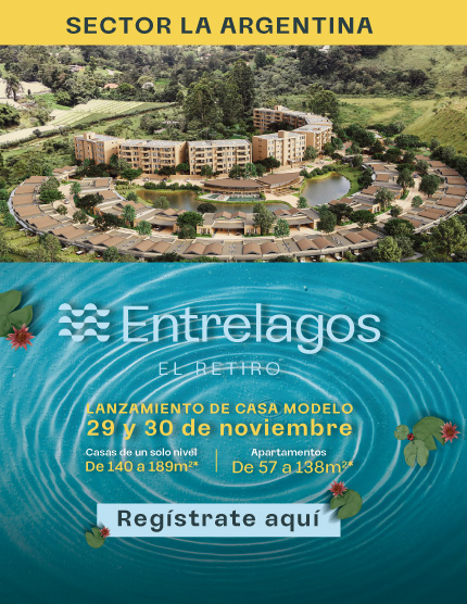 Banner lanzamiento casa modelo entrelagos