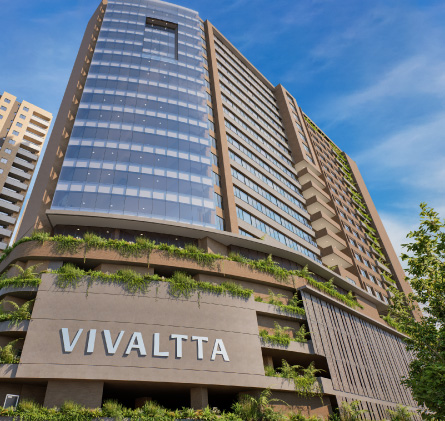 Render de fachada  de Torre Vivaltta