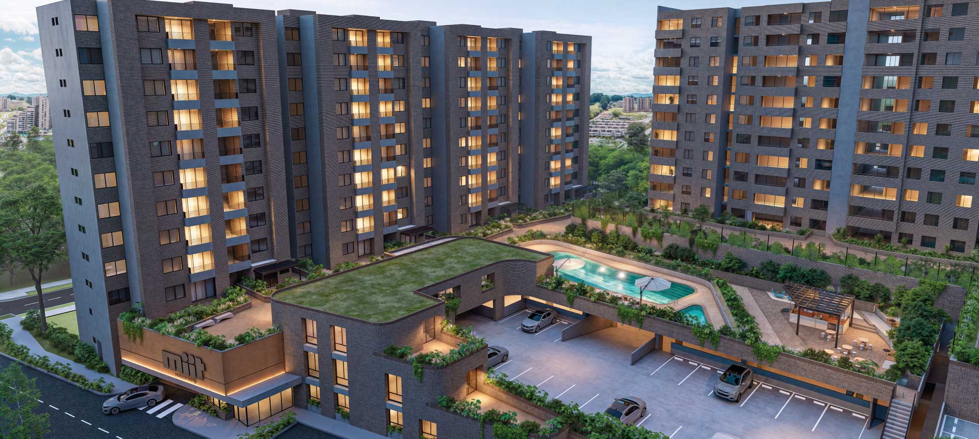 Fachada tiim rentas corta en rionegro