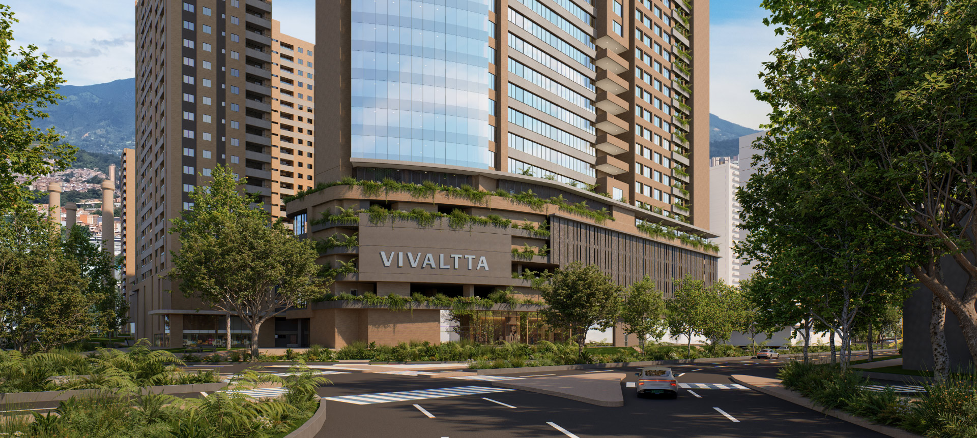 Fachada de Vivaltta Torre médica y de servicios